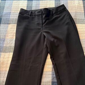 LOFT Black Straight Leg Dress Pants